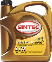 Масло моторное SINTEC LUX 5W-40 SL/CF п/синт. (4 л.)