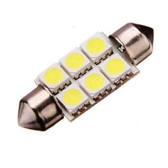 Лампа светодиодная T11x36 12V 6SMD WHITE