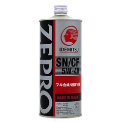 Масло моторное IDEMITSU 5w-40 SN/CF синт. (1 л.) ZERRO