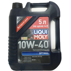 Масло моторное LIQUI MOLY 10W-40 Optimal A3/B3 (5л.) п/синт.