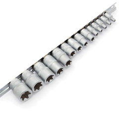 Набор головок TORX "Дело Техники" (14 пр.) 1/2, 1/4, 3/8 