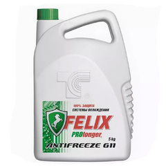 Антифриз FELIX Prolonger-40 зеленый (5кг)