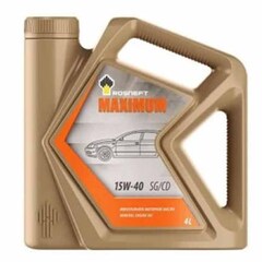 Масло моторное Rosneft Maximum 15w-40 SG/CD миниральное (4л.)