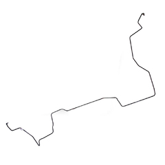 Трубка торм. передняя 1118,2190 правая с АБС