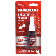 Фиксатор резьбы "ABRO" красный сильной фиксации