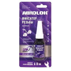 Фиксатор резьбы "ABRO" синий удаляемый