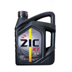 Масло моторное ZIC X7 (диз.) SAE 5w-30 LS (4 л.) синт.