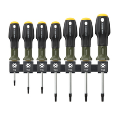 Набор отверток "Дело Техники" TORX с отверстием, T8×60; T10×80; T15×80; T20×100; T25×100; T27×100; 