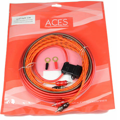 Проводка подключения усилителя "ACES" KIT 2.10 (2-х канал.)