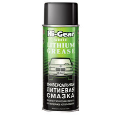 Смазка литиевая "HI-GEAR " (белого цвета аэрозоль)  (284гр)