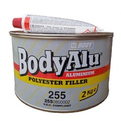Шпаклёвка "BODY" 255  с алюминием, с отвердителем (2кг)