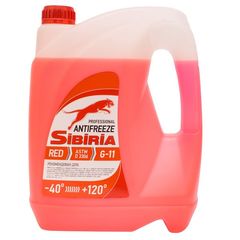 Антифриз SIBIRIA G11 красный (5 кг.)