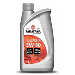 Масло моторное TAKAYAMA 5W-30 SL/CF A3/B4 синт. (1 л.)