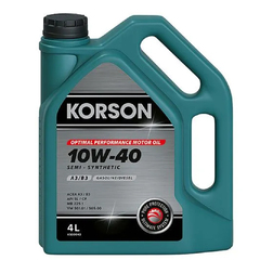Масло моторное KORSON 10W-40 A3/B3 п/синт. (4 л.)