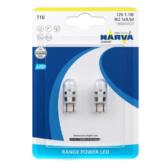 Лампа светодиодная T10 12V 1SMD "NARVA" (2 шт.)