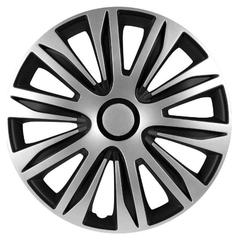 Колпак колеса декоративный R13 "JESTIC" NARDO Silver & Black