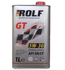 Масло моторное ROLF GT 5W-30 SN/CF  синтетика (1 л.)