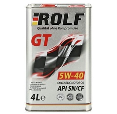 Масло моторное ROLF GT 5W-40 SN/CF синтетика (4 л.)
