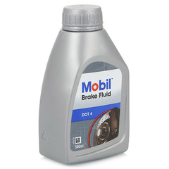 Тормозная жидкость "Mobil" DOT-4 (500гр.)