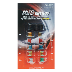 Предохранители плоские (10шт) (микро) "AVS" 267