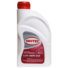 Антифриз SINTEC LUX G12 красный (1 кг.)