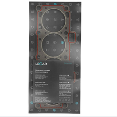 Прокладка ГБЦ 21083 82,0 "LECAR"