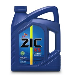 Масло моторное ZIC X5 10w-40 (4л.) п/синт.