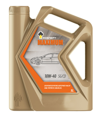 Масло моторное Rosneft Maximum 10w-40 SG/CD п/синтетика (5л.)