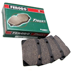Колодка тормозная передняя 2101 "FERODO" зеленые