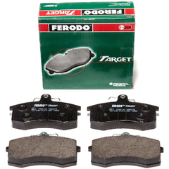 Колодка тормозная передняя 2108 "FERODO" зеленые