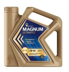Масло моторное Rosneft Magnum Ultratec 5w-40 синтетика (4л.)