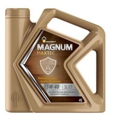 Масло моторное Rosneft Magnum Maxtec 5w-40 п/синтетика (4л.)