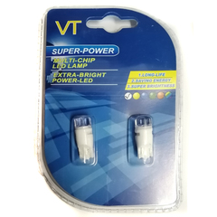 Лампа светодиодная T10 12V 1SMD "VT" (2 шт.)