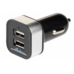 Зарядное устройство "AIRLINE" 2хUSB 2,1А в прикуриватель 12/24В