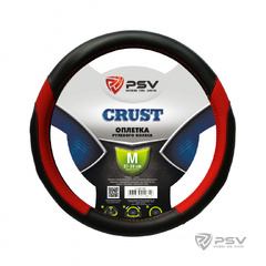 Оплетка руля "PSV" CRUST экокожа красная (37-39 M) RED