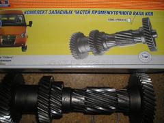 Вал КПП промежуточный ГАЗ-3302 н/о голый (с блокир.кольцами) 35 зуб "G-PART"
