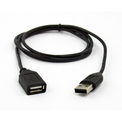 Удлинитель USB 1м. черный