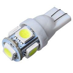 Лампа светодиодная T10 12V 5SMD "ДИАЛУЧ" WHITE