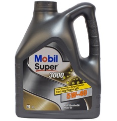 Масло моторное Mobil SUPER 3000  X1 5W-40 синтетика (4 л.)