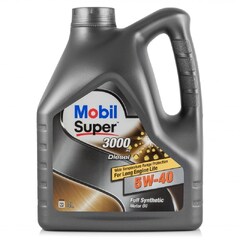 Масло моторное Mobil SUPER 3000  X1 Diesel 5W-40 синтетика (4 л.)