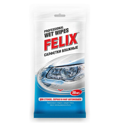 Салфетки "FELIX" влажные для зеркал