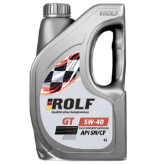 Масло моторное ROLF GT 5W-40 SN/CF синтетика (4 л.) Пластик