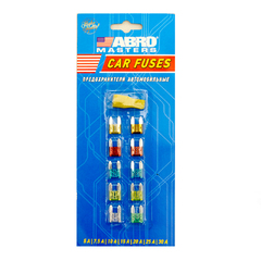 Предохранители плоские (10шт) MINI "ABRO"