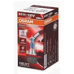 Лампа галоген H11 55W "OSRAM" Night Breaker Laser +150% 
