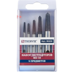 Набор экстракторов "Thorvik" М3-18, 5 предметов 