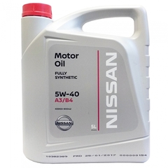 Масло моторное NISSAN 5w-40 (5л.) 